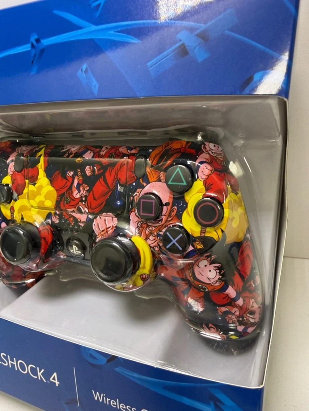 Sony DualShock 4 Wireless Controller - Red, Yellow & Black Dragon Graphic